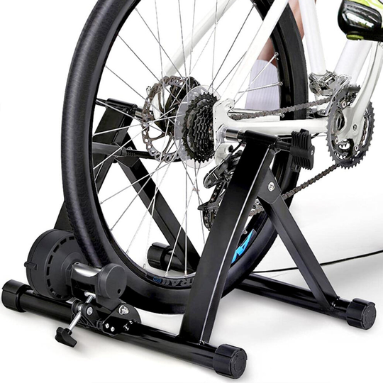 Trainer Indoor Exercise Bike Stand Portable Magnetic 6 Level Resistance Training