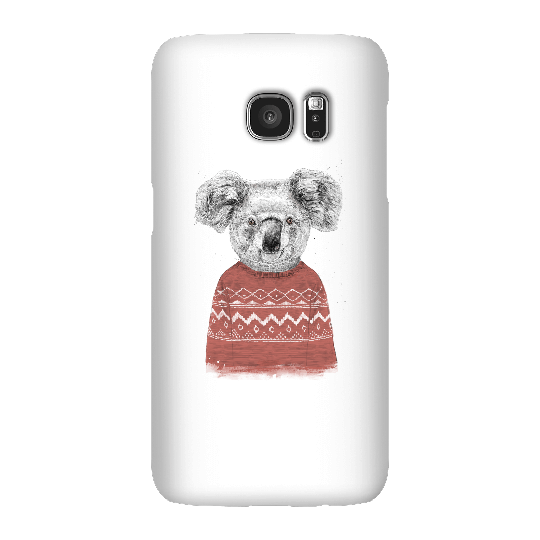Balazs Solti Koala And Jumper Phone Case for iPhone and Android - Samsung S7 - Snap Case - Matte