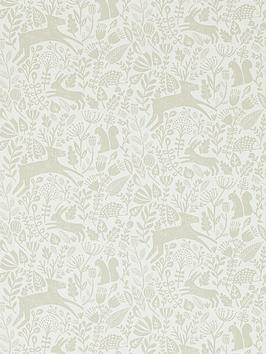 Scion Esala Kelda Wallpaper - Pebble