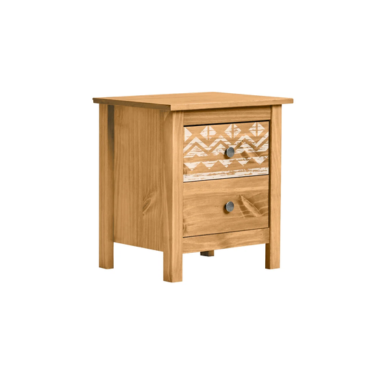 Mcginn 2 Drawer Bedside Table