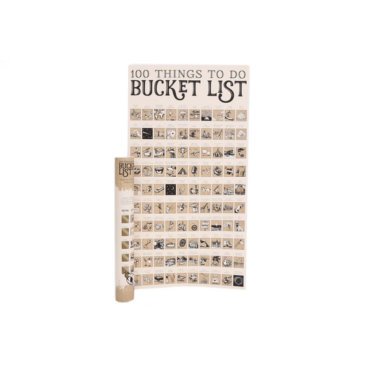 Bucket List Scratch Poster 74Cm