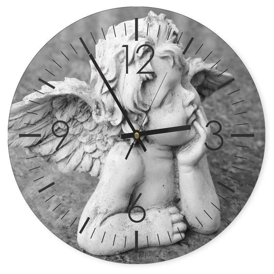 Angel Silent Wall Clock