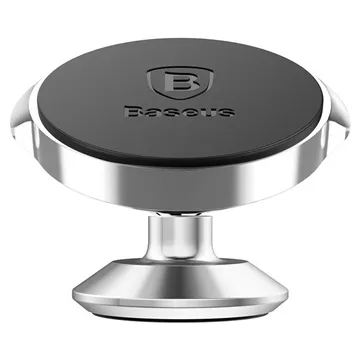 Baseus Small Ears Universal Magnetic Car Holder - Silver