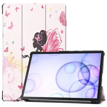 Tri-Fold Series Samsung Galaxy Tab S6 Smart Folio Case - Fairy