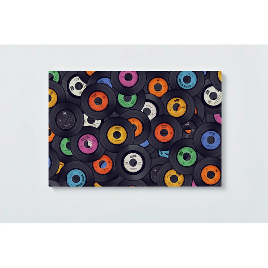 Plate Motif Magnetic Wall Mounted Cork Board
