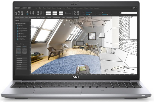 Dell Precision 3560 Mobile Workstation, Intel Core i7-1165G7 2.8GHz, 16GB DDR4, 256GB SSD, 15.6" Full HD, NVIDIA T500, Windows 10 Pro (Inc Win 11 Pro license) - NHKN2