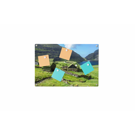 Finland Magnetic Wall Mounted Photo Memo Board