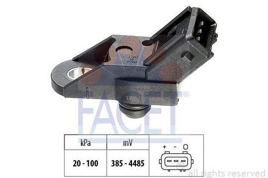 Air Pressure Sensor, height adaptation Made in Italy - OE Equivalent 103062