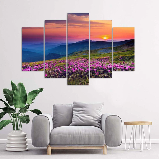 Canvas Print Sunrise Landscape