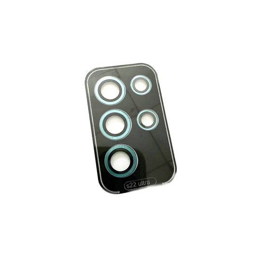 Compatible With Samsung Galaxy S22 Ultra Set of 5 Green Glass Camera Lens Protectors