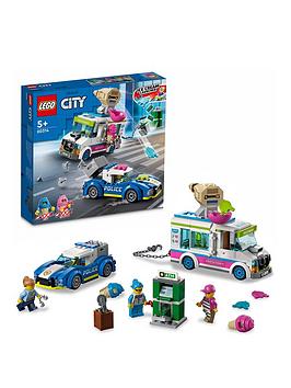 Lego City Ice Cream Truck Police Chase
