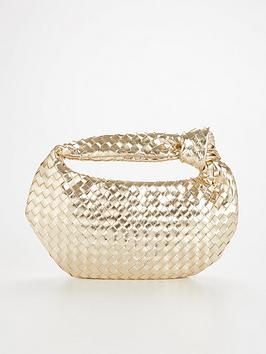 Public Desire Blame Clutch Bag - Gold