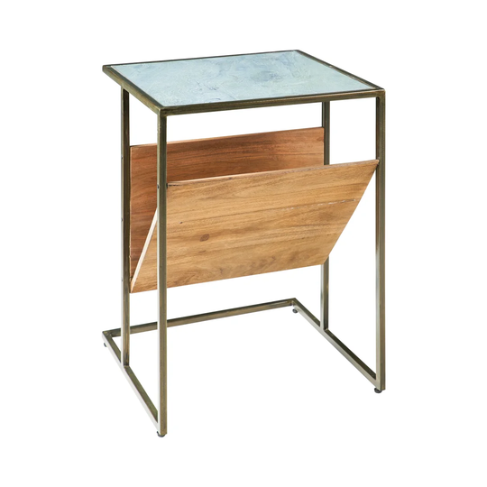 Ruelas Side Table with Storage