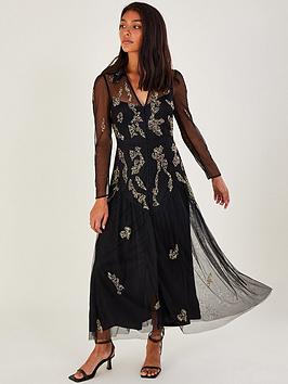 Monsoon Gina Sustainable Emb Shirt Dress