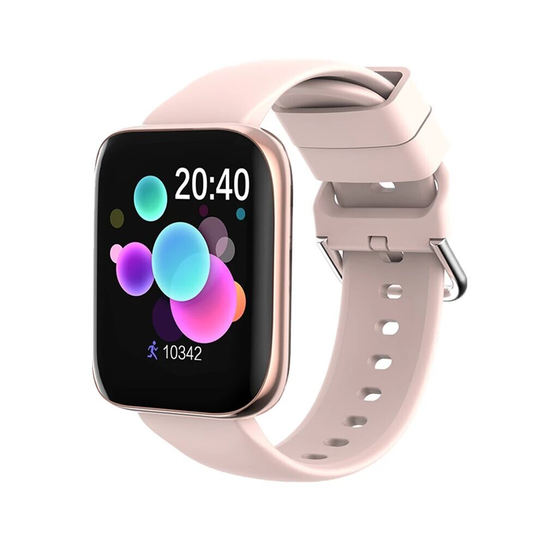 Women Smartwatch Full Touch Screen Support Bluetooth Call Music Smart Watches(Pink)