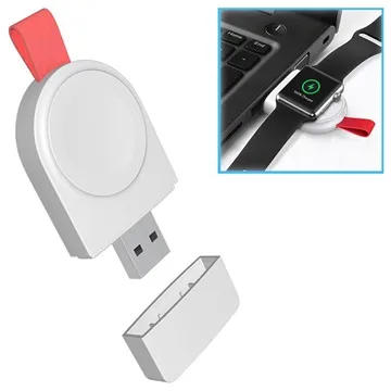 Apple Watch Series 4/3/2/1 Portable Wireless Charger A3 - 2W - White