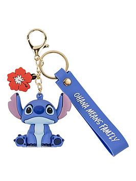 Disney Lilo And Stitch Blue And Gold 3D Keychain