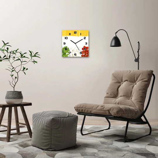 Italian Flag Silent Wall Clock
