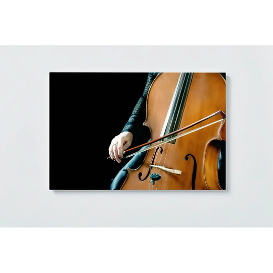 Cello Motif Magnetic Wall Mounted Cork Board