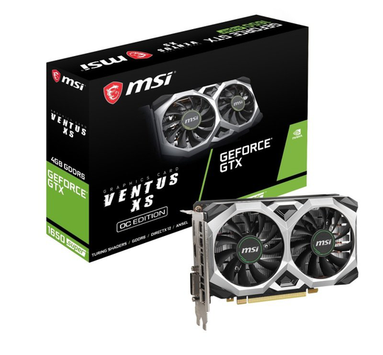 MSI GeForce GTX 1650 SUPER VENTUS XS OC 4GB Graphics Card