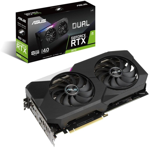 ASUS GeForce RTX 3070 8GB DUAL V2 Ampere Graphics Card