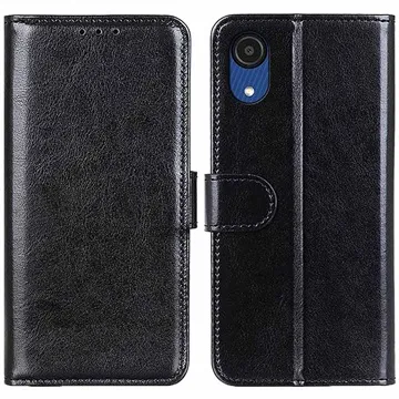 Samsung Galaxy A03 Core Wallet Case with Magnetic Closure - Black