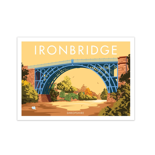 Ironbridge by Stephen Millership - Graphict Art Print on Paper