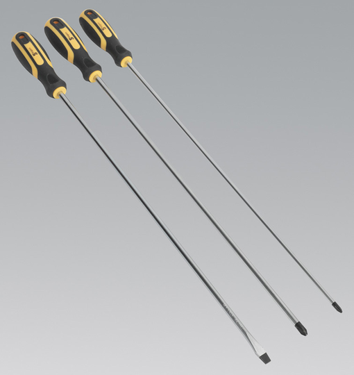 Sealey S0895 | Screwdriver Set 3pc Extra-Long