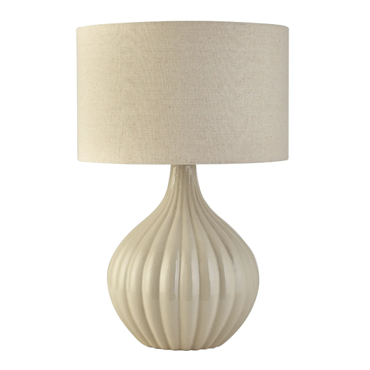 48Cm White/Cream Table Lamp