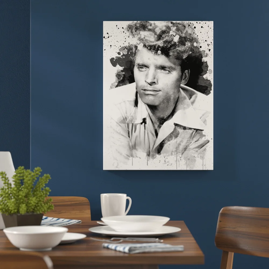 'Burt Lancaster' Graphic Art Print Poster