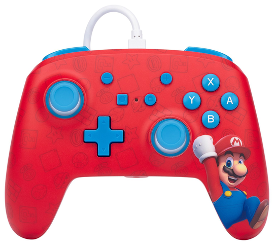 PowerA Switch Enhanced Wired Controller - Woo-hoo! Mario