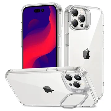 ESR Classic Kickstand iPhone 14 Pro Max Hybrid Case - Clear