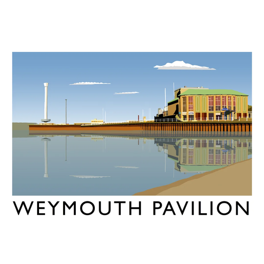 Weymouth Pavillion by Richard O'Neil - Graphic Art Print on Paper