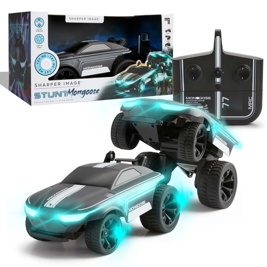 Sharper Image Toy Remote Control Stunt Mongoose Led