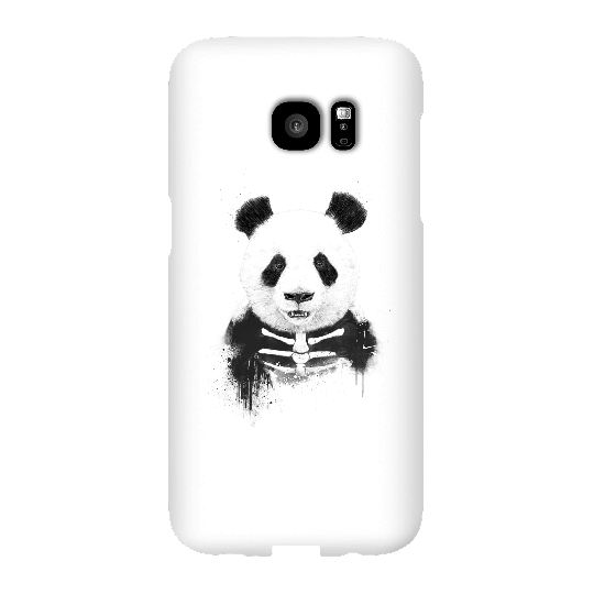 Balazs Solti Skull Panda Phone Case for iPhone and Android - Samsung S7 Edge - Snap Case - Gloss