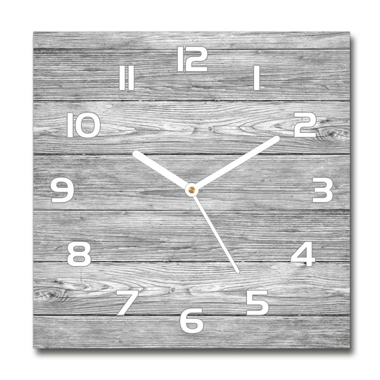 Ilimotama Wooden Background Silent Wall Clock