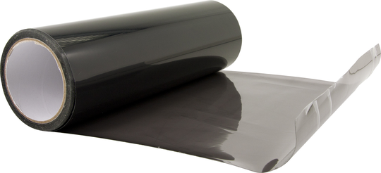 Headlight/rear light foil - Black - 1000x30 cm EU 407782