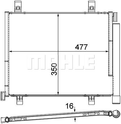 Condenser Air Conditioning 8FC351319-601 by BEHR