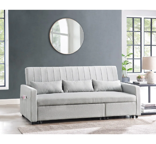 Krisheena 200Cm Square Arm Sofa Bed