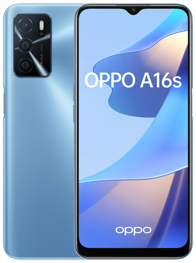 SIM Free OPPO A16s 64GB Mobile Phone - Blue