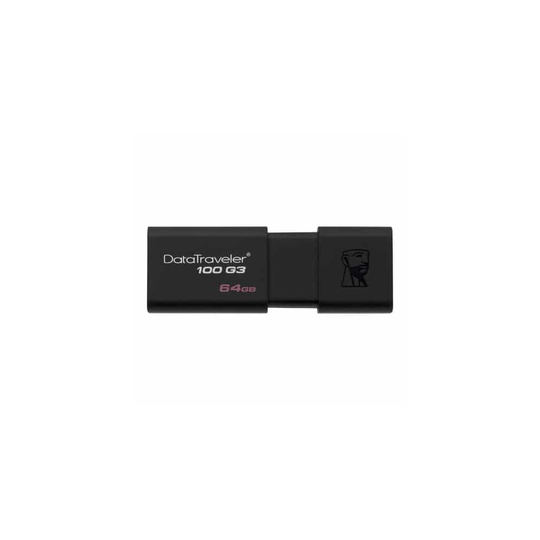 Kingston Technology DataTraveler 100 G3 USB flash drive 64 GB USB Type-A 3.2 Gen 1 (3.1 Gen 1) Black