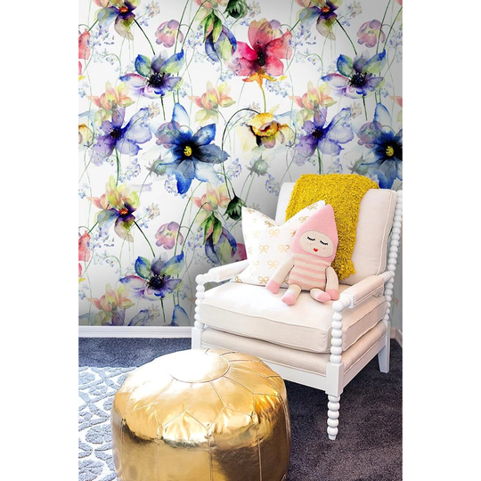 Asseline Utensil Summer Flowersful Wallpaper