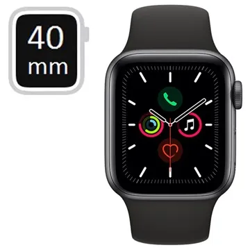 Apple Watch Series 5 GPS MWV82FD/A - Aluminium Case, Sport Band, 40mm - Space Grey