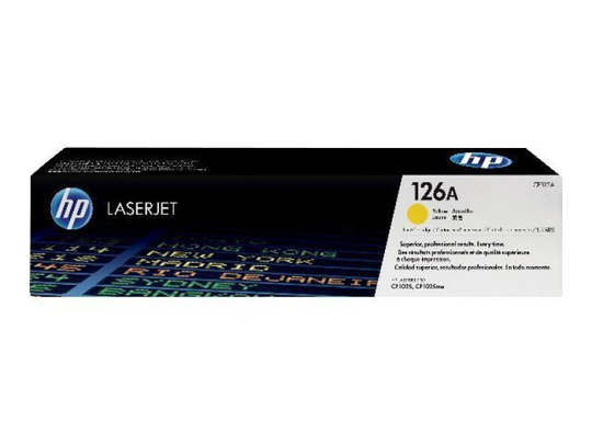HP 126A Yellow Toner Cartridge - CE312A