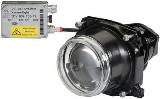 Headlight 90Mm Bi-Xenon 1LL009997-011 by Hella Left/Right