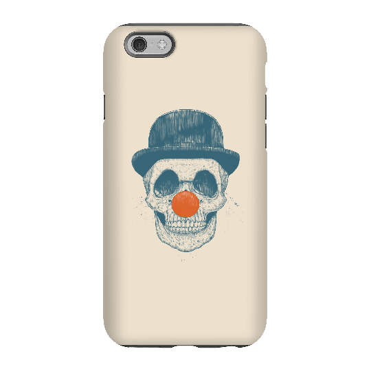 Balazs Solti Red Nosed Skull Phone Case for iPhone and Android - iPhone 6S - Tough Case - Gloss