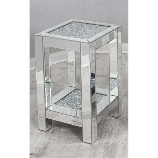 Lucama Crushed Glass Side Table