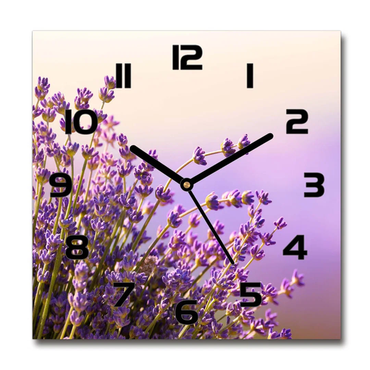 Ibrauheem Lavender Silent Wall Clock