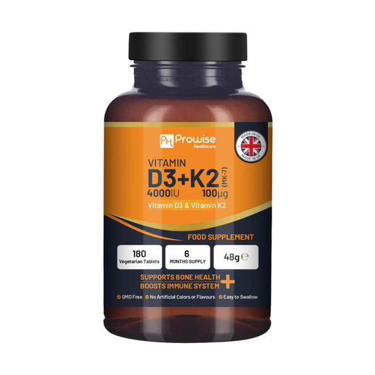 Vitamin D3 4000IU & K2 MK7 100μg Vegetarian Tablets