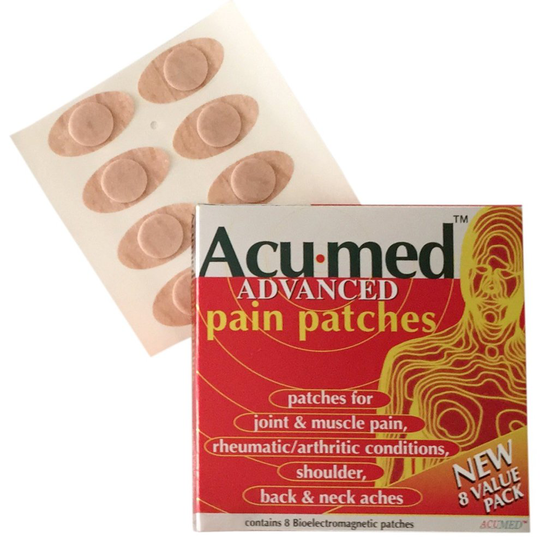 Acumed Pain Relief Patches - Effective For Back, Neck, Knee & Arthritic Pain with Magnetic Therapy (1 pack of 8)